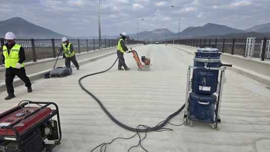 충북 영동군 교량가설공사 중 교면방수 교량방수